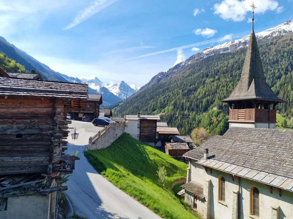 Alter Mazot in ein Chalet umgewandelt