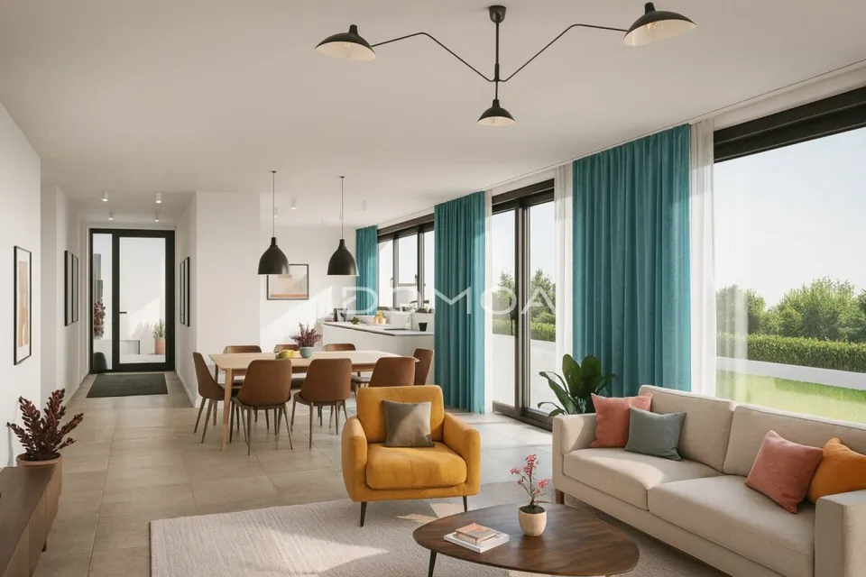 Ultima villa con giardino di 4,5 stanze, ambiente verde e finiture di alta gamma!