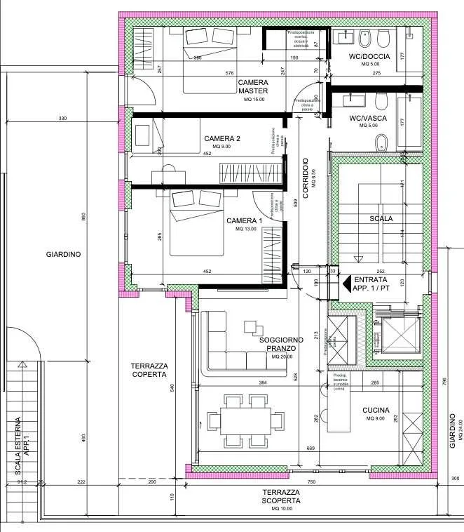 Manno - 4,5 Zimmer mit Garten in Bau