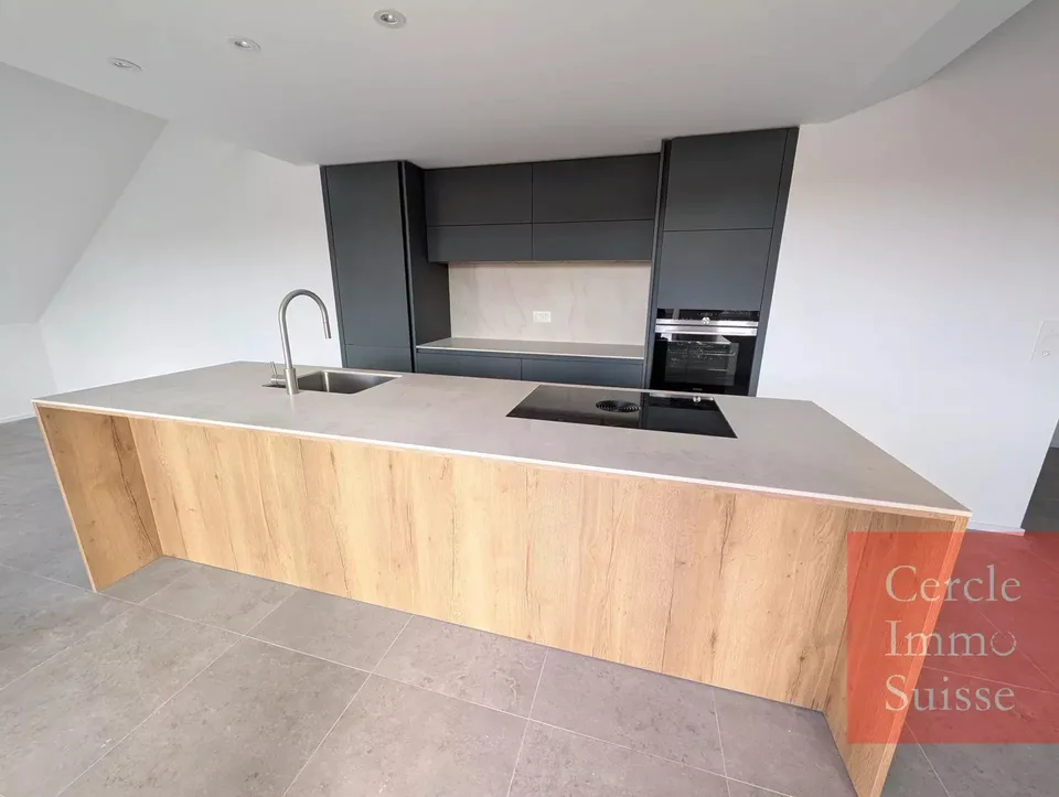 Appartement en attique à Poliez-Pittet