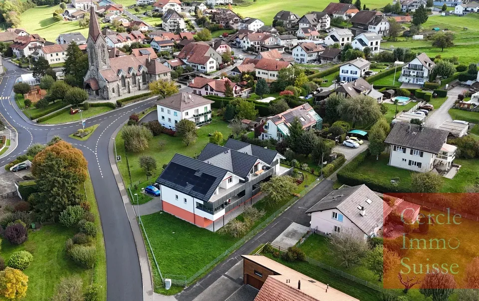 Appartement en attique à Poliez-Pittet