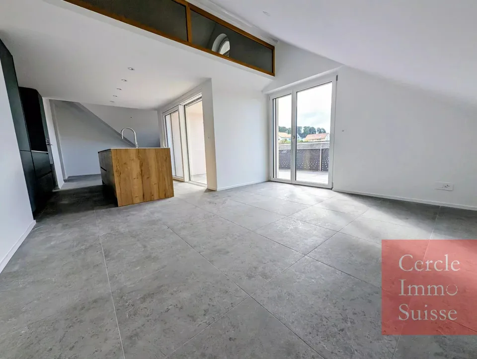 Appartement en attique à Poliez-Pittet