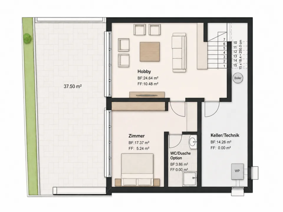 Bellavista - Doppeleinfamilienhaus in Balterswil – Foto 12 von 12