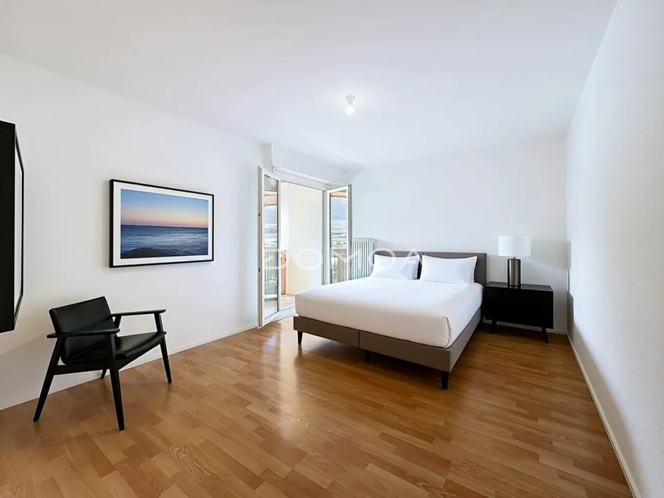 Renovierte Wohnung mit Blick auf den Moléson