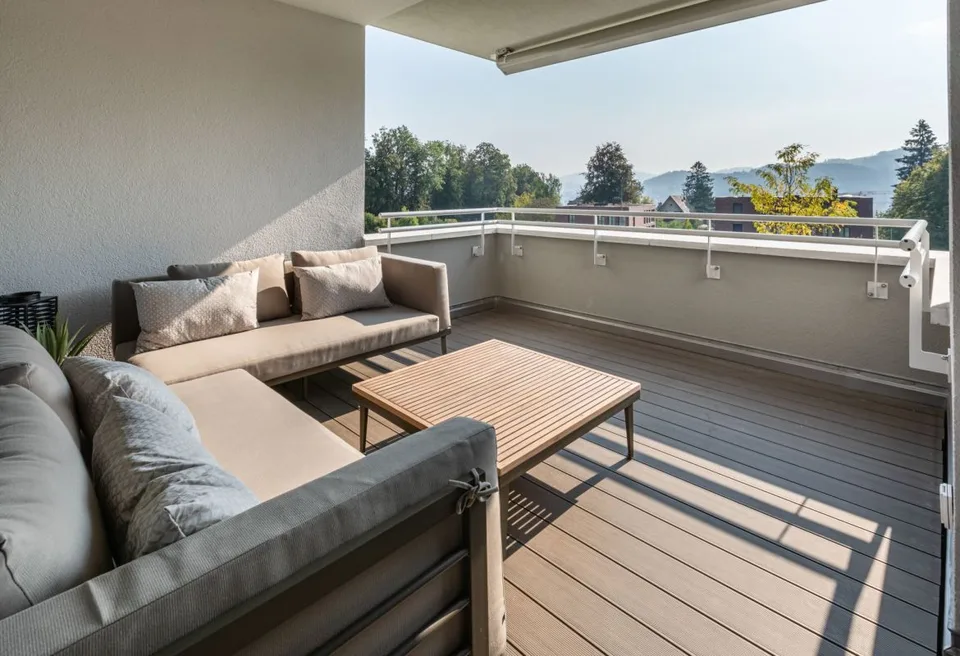 Modern wohnen in Rotmonten - möblierte 3.5-Zimmer-Wohnung