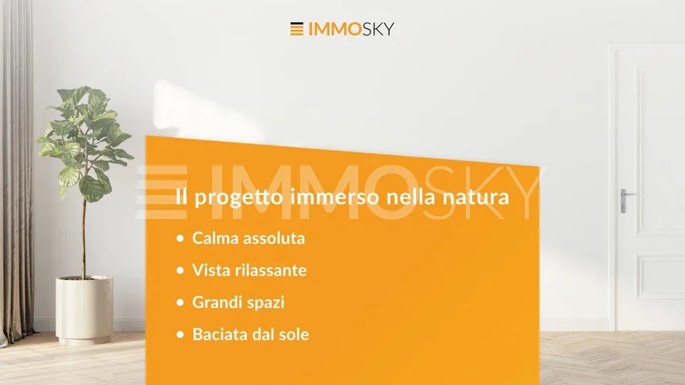 La casa di nucleo circondata dal verde