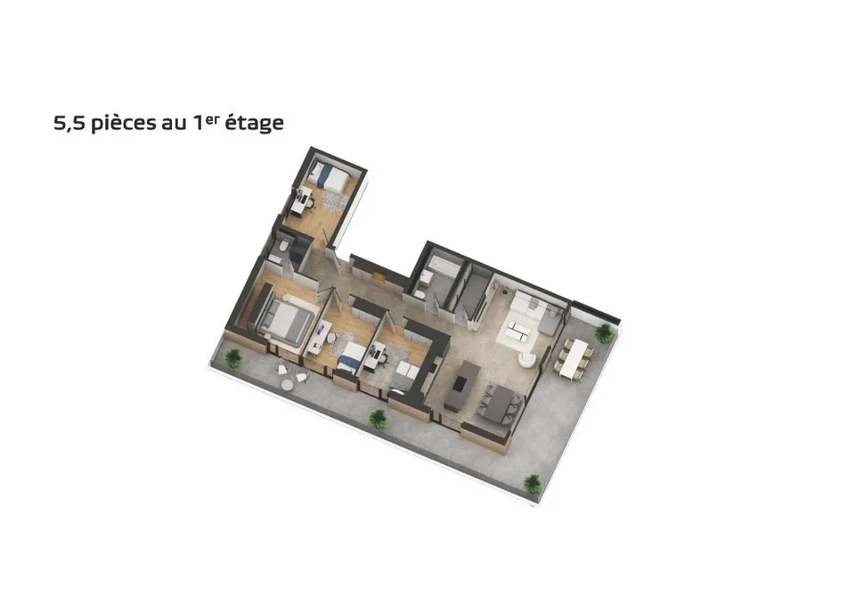 Chermignon, ultimo nuovo appartamento di 5.5 locali in costruzione – foto 8 di 15