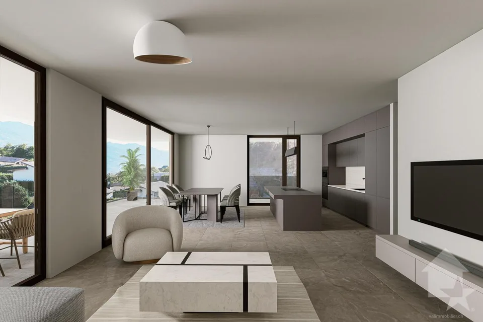 Chermignon, ultimo nuovo appartamento di 5.5 locali in costruzione – foto 6 di 15