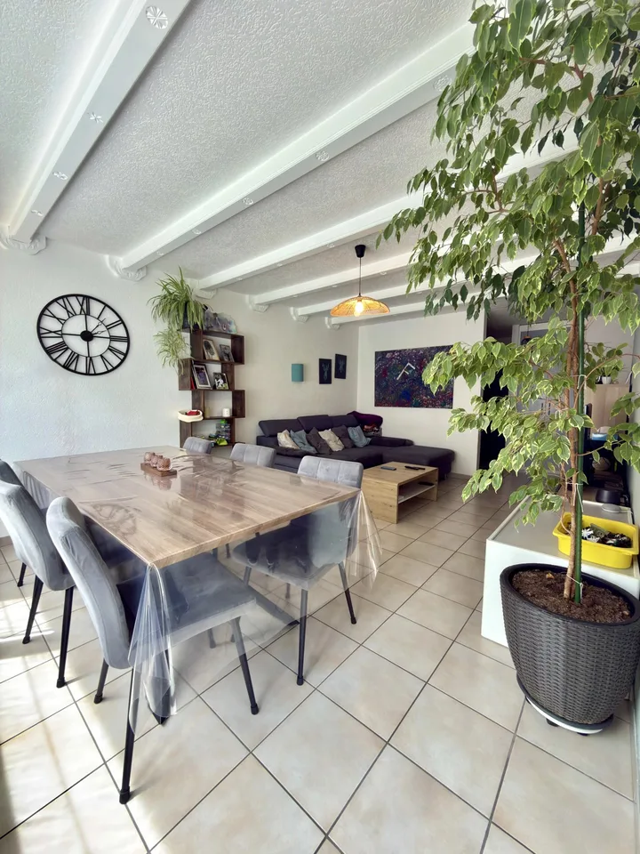 Appartement 4,5 pièces lumineux avec grand balcon exposé plein sud - Grône.