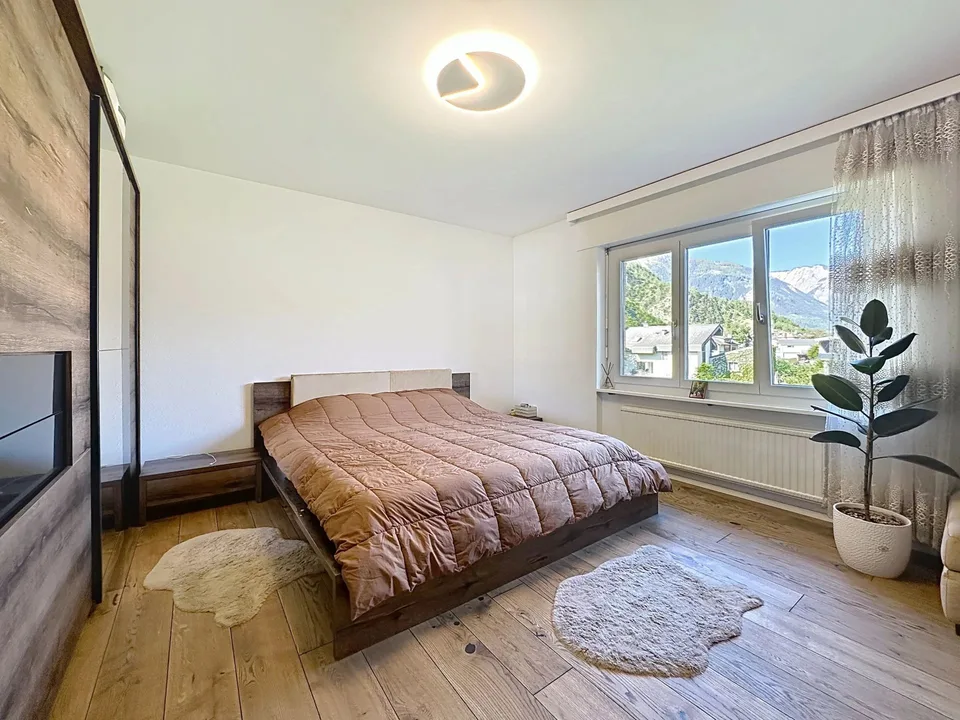 Geräumige Wohnung mit Kamin in Tourtemagne – Foto 5 von 14