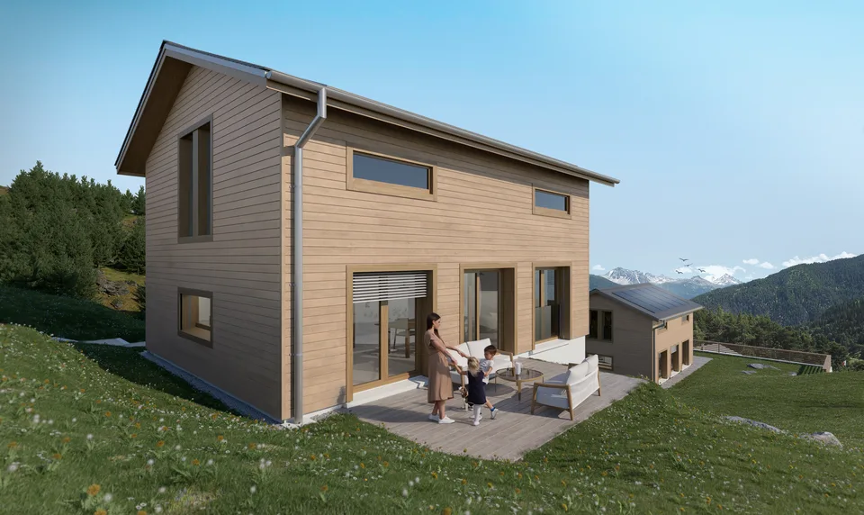 Vercorin - "Roc d'Orzival B" | Zwei Chalets in Hauptwohnsitz mit Garagen-Boxen - Arbeiten ab Mai 2025 – Foto 12 von 12