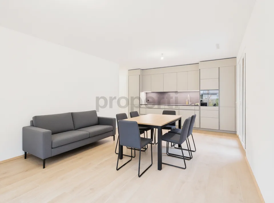 Modern 3.5-room apartment - apartment with private terrace in Martigny