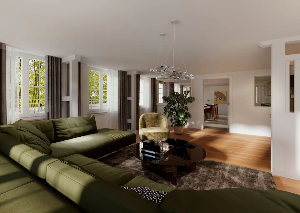 4-Zimmer-Loft mit grosser Terrasse (EG Rest.)