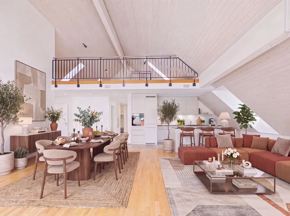 Moderne 5.5-Zimmer-Maisonette mit Balkon, Zunzgen