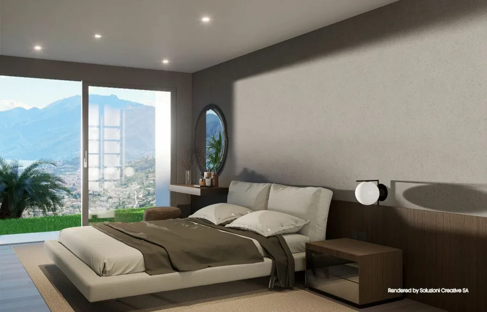 Lussuoso 4.5 locali: modernità ed eccellenza con vista lago – Foto 8 von 16