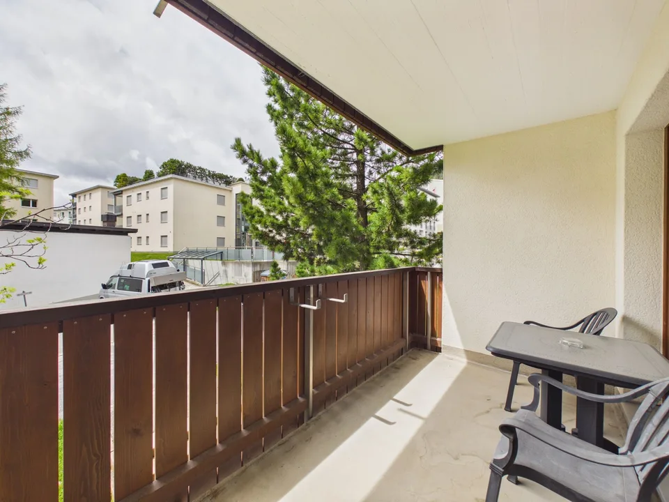 Bright 1.5-room apartment with balcony, Davos Dorf – photo 9 of 14