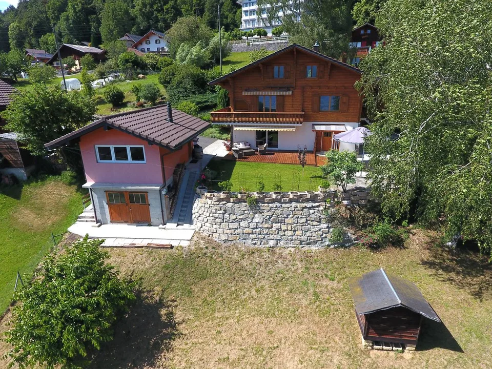 Meraviglioso chalet e grande terreno - vista sulle Dents du Midi – foto 14 di 14