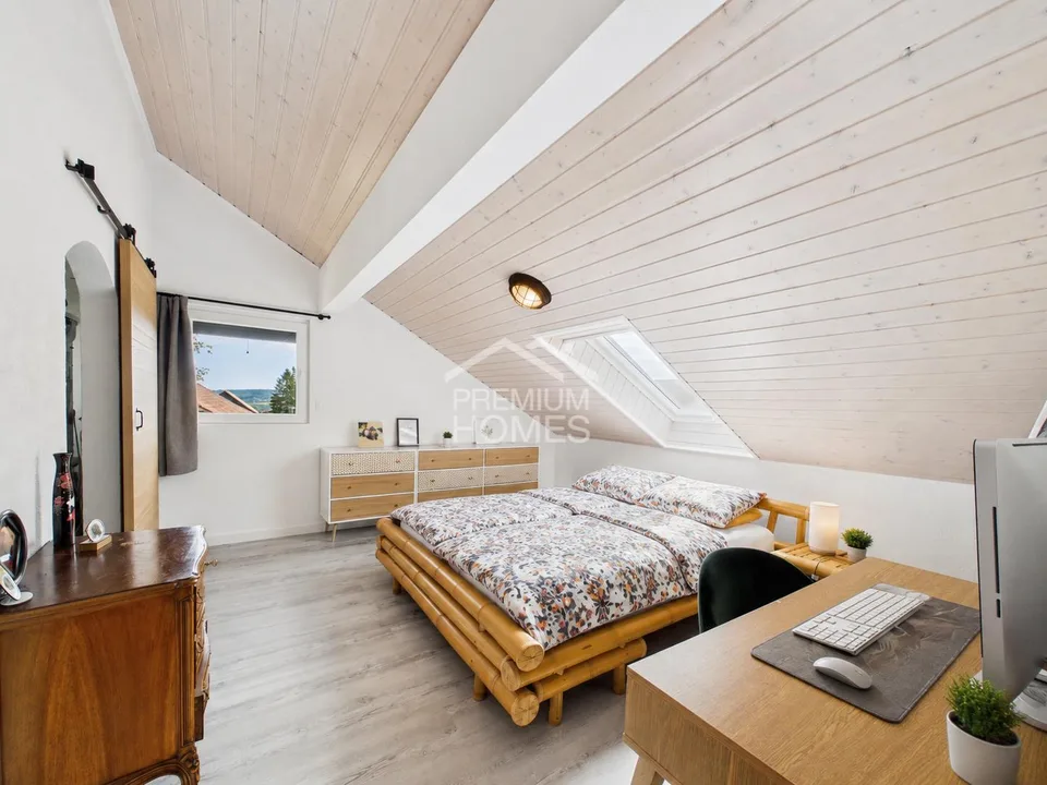 4,5-Zimmer-Wohnung mit Blick auf die Natur Chavannes-les-Forts