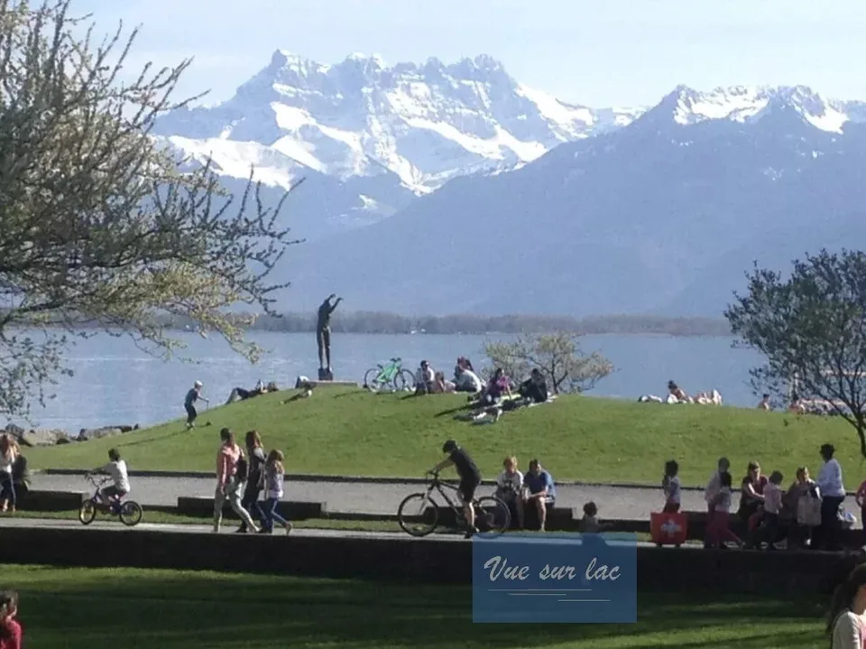 Superbo appartamento arredato in riva al lago, nel centro di Montreux – foto 12 di 13