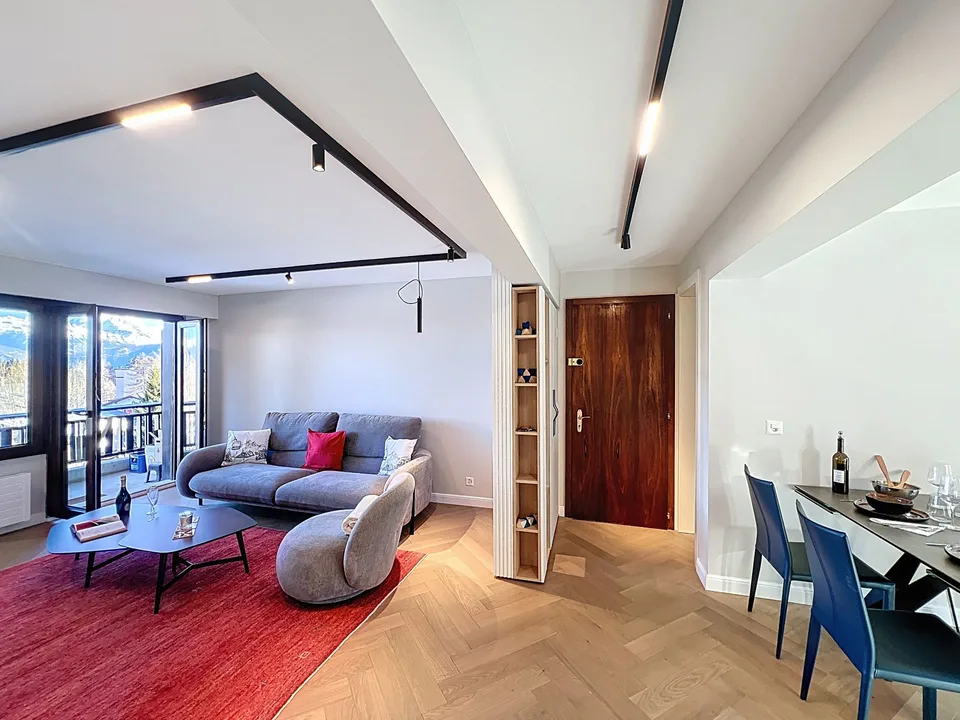 Lumineux appartement de 4,5 pièces en plein centre de Crans-Montana