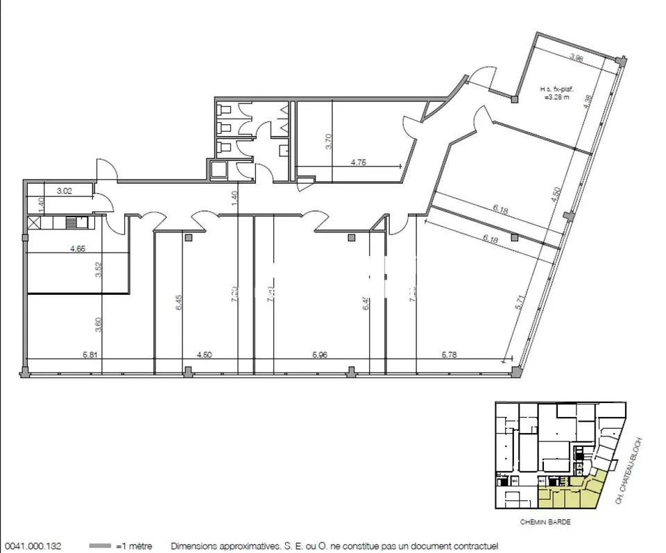 Fläche von 283 m² in der Industriezone von Vernier