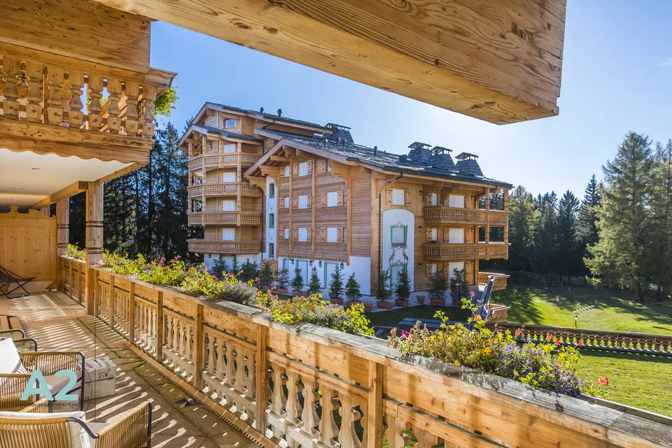 À louer pour la semaine : Appartement exceptionnel au centre de Crans