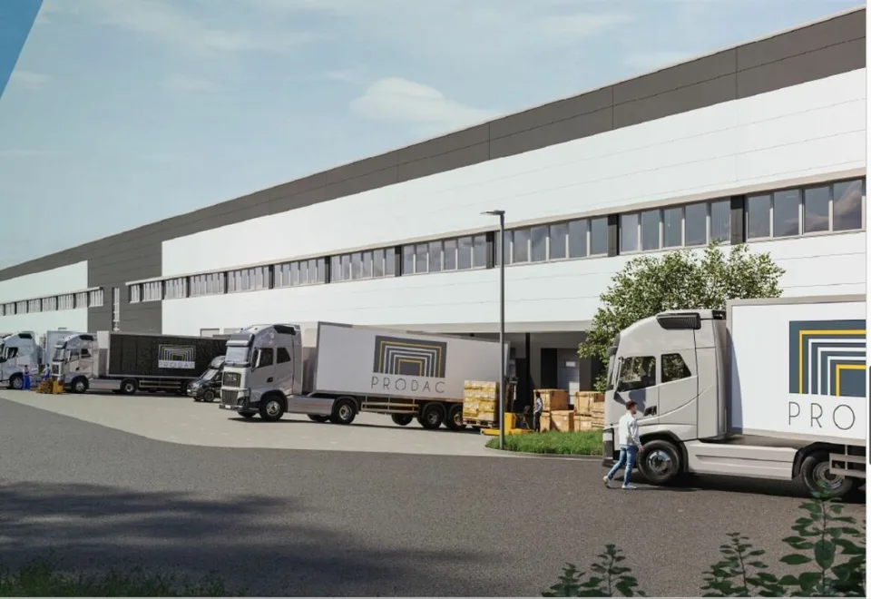 "Deutschland - Neubau ""Logistikpark ""Nohra"" in Thüringen bei Erfurth gelegen"