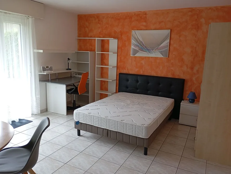 Monolocale arredato di 32m2 con vista in affitto a Sierre