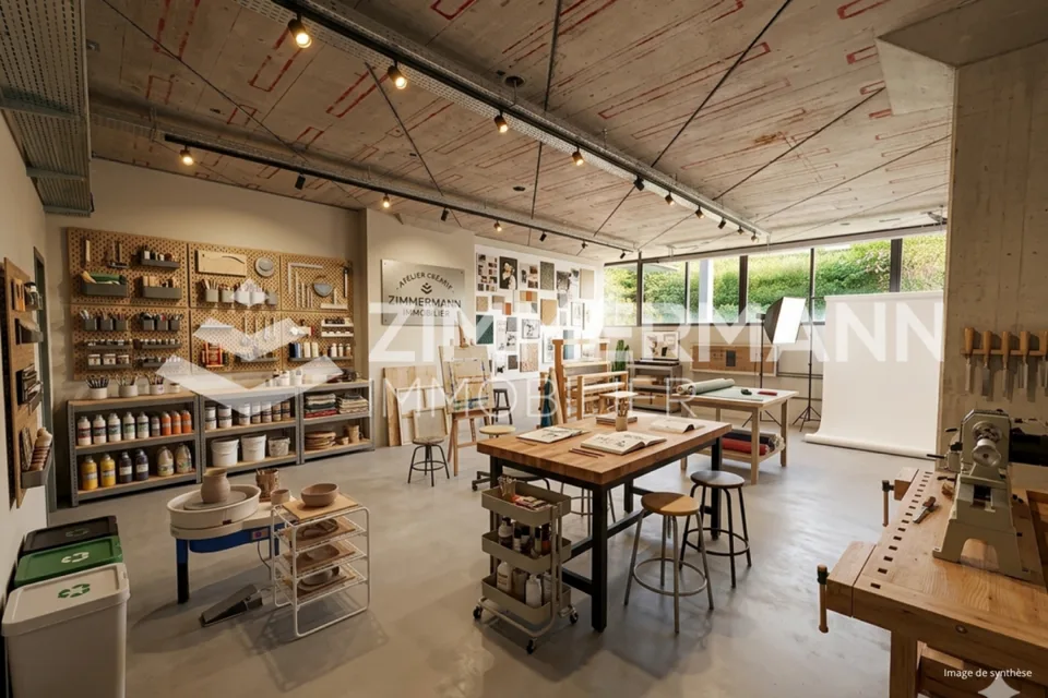 Ampio spazio commerciale di 350 m² a Ecublens - Uno spazio ad alto potenziale per la tua attività