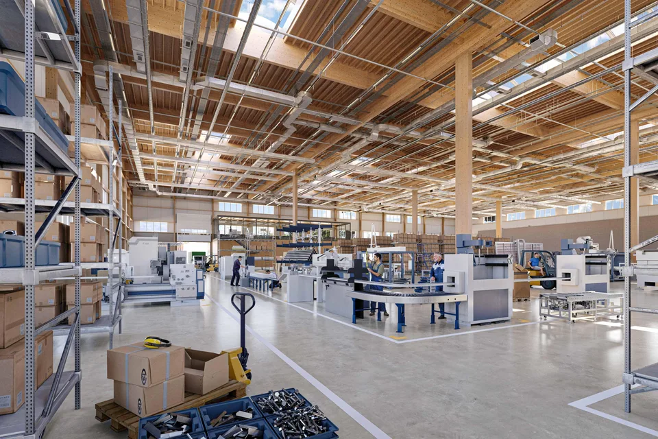 Neubau Industriehalle mit 5000 m²  baubewilligt &amp; flexibel nutzbar