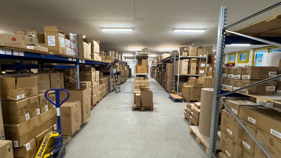 Zentrale Lagerfläche in der Industriezone Burgdorf