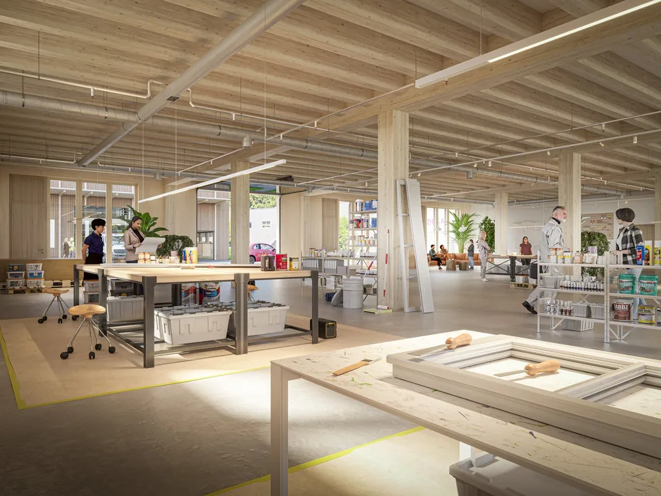 Individuell gestaltbare Gewerbeflächen ab ca. 385 m² –  Gewerbepark Neuhuus,