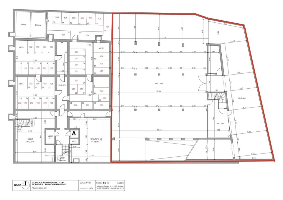 Bella arcade di 610 m2 e il suo deposito di 638 m2 nel cuore di Plainpalais
