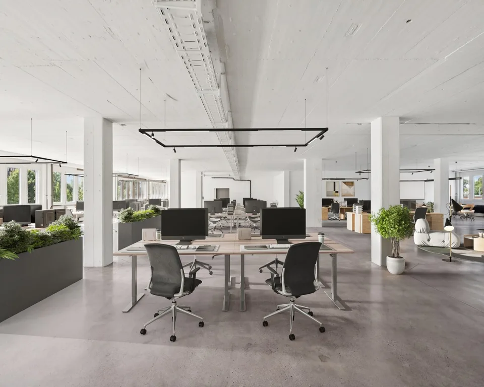 Espace commercial flexible de 488 m² pour bureau, atelier, showroom ou entrepôt à Cham