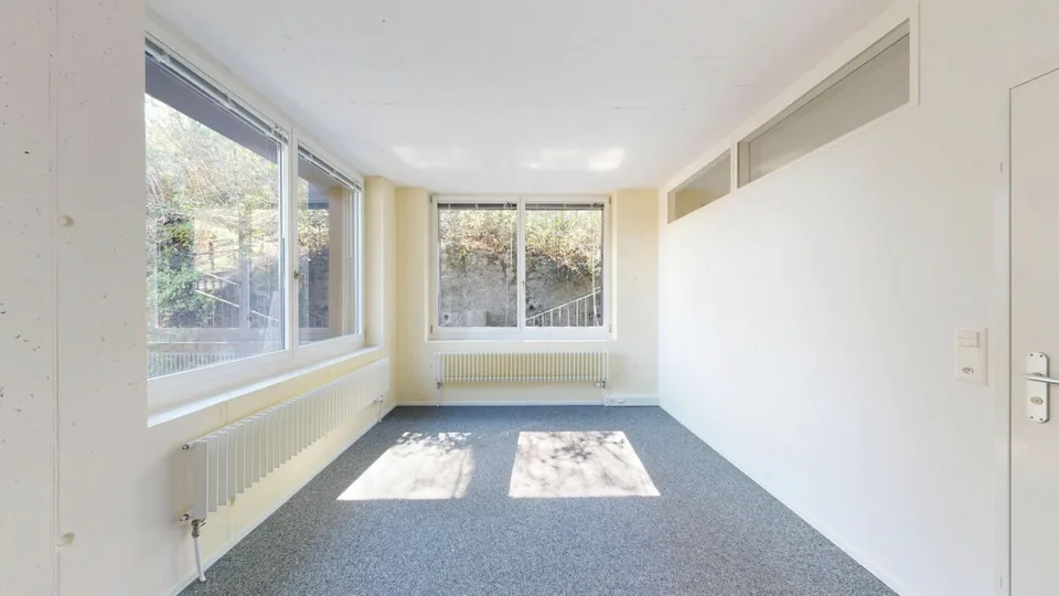 Spazio commerciale moderno con 72 m² di area ufficio + 41 m² di area comune nell'edificio distintivo 'Gwand' a Merenschwand