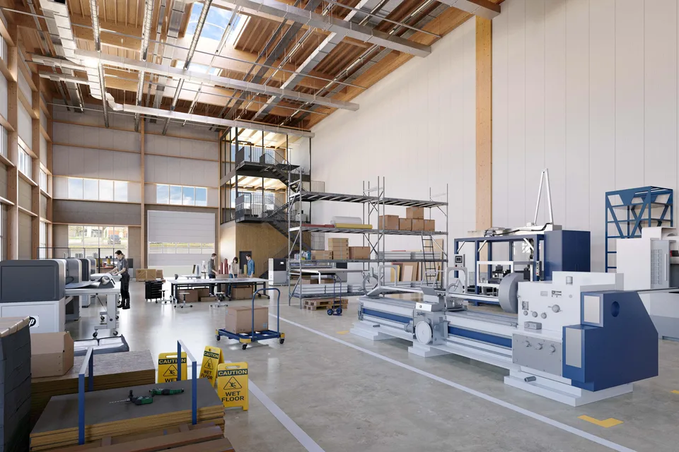 Spazi industriali, di produzione e logistica a partire da 1'200 m²