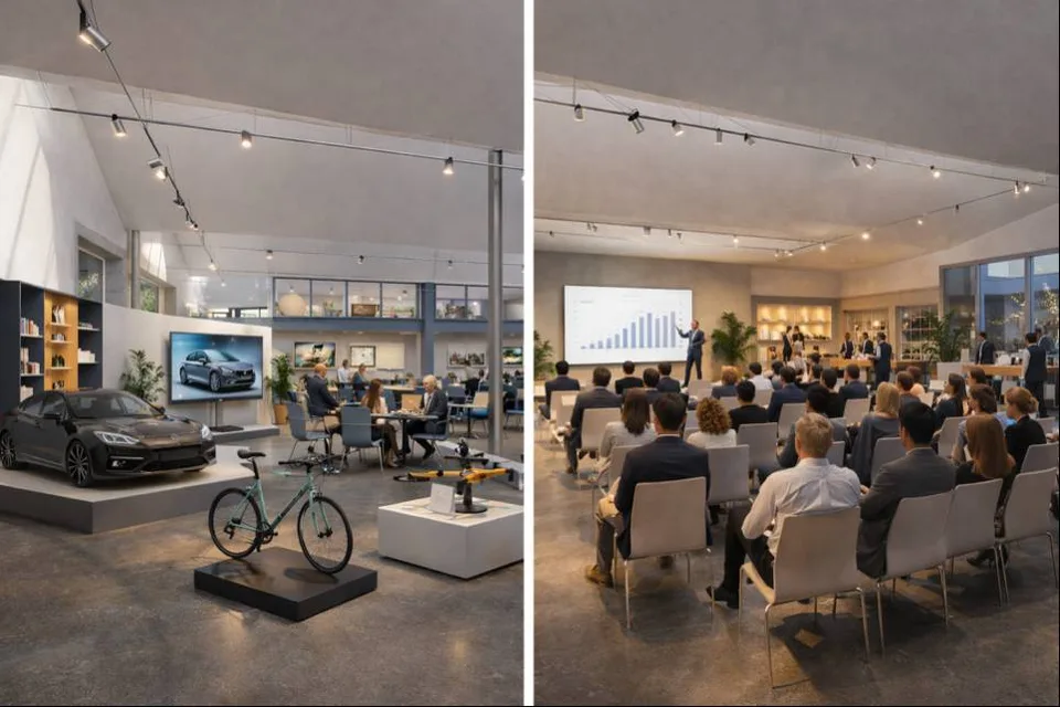 Spazio commerciale versatile con ampio capannone (340m²) e ufficio (70m²) a Basilea