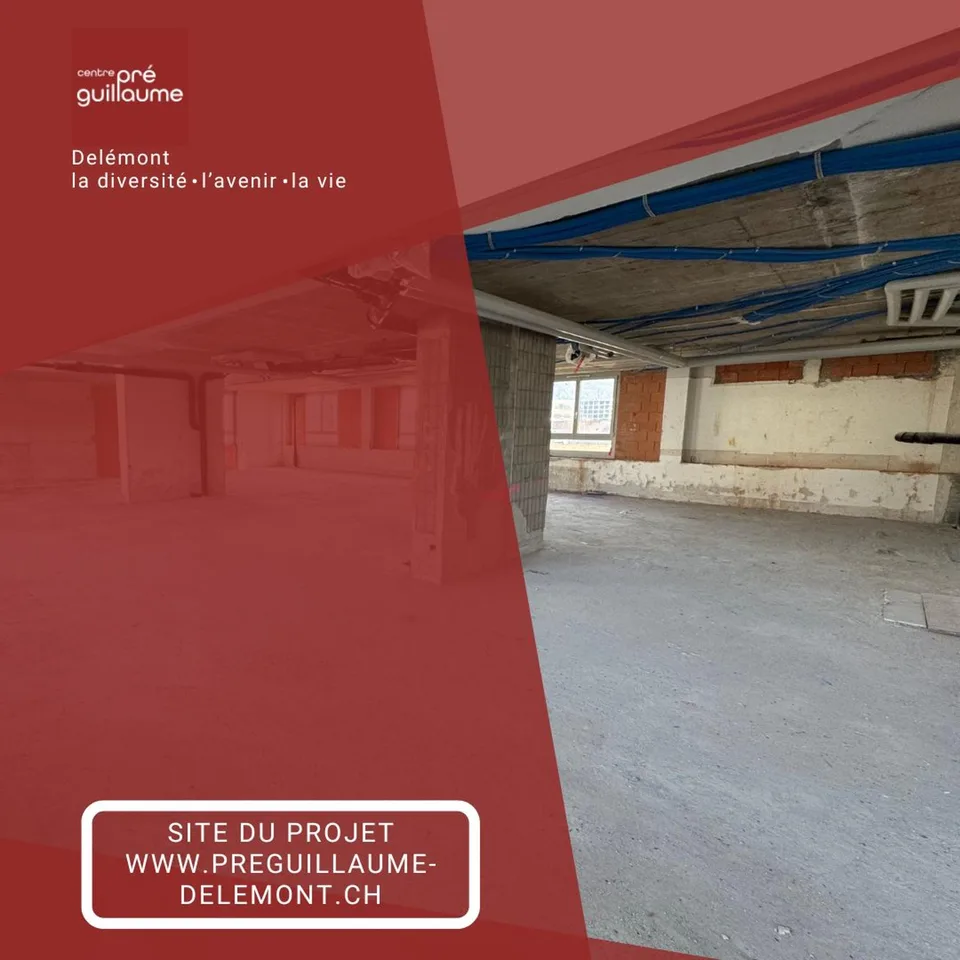 Bureaux modernes à louer au cur de Delémont