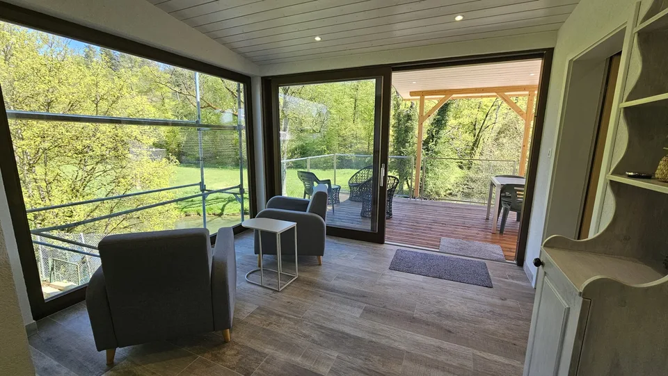 Zu vermieten in Grandgourt charmantes renoviertes Haus mit 4,5 Zimmern