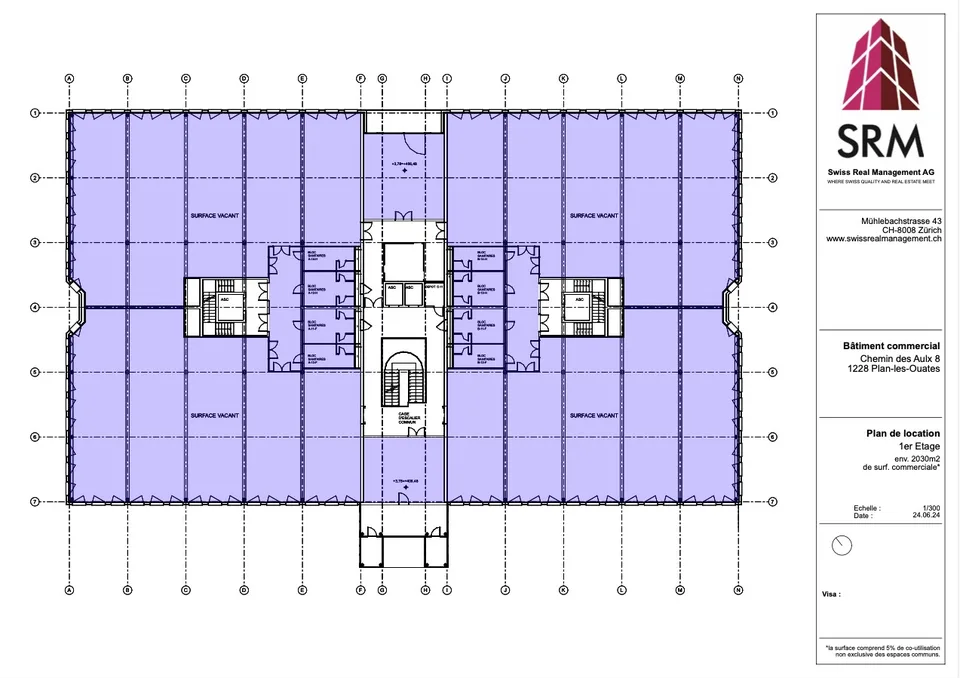 Superficie commerciale di 2030m2 in affitto – Campus CTN 8, Plan-les-Ouates CHF 320.