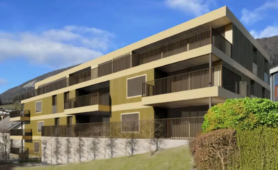 Appartamento nuovo spazioso di 5,5 locali con grande balcone esposto a sud-est