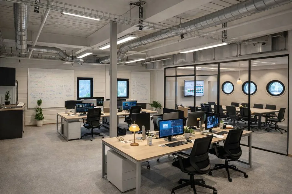 Uffici modulari nel cuore del futuro quartiere ECOTOPE