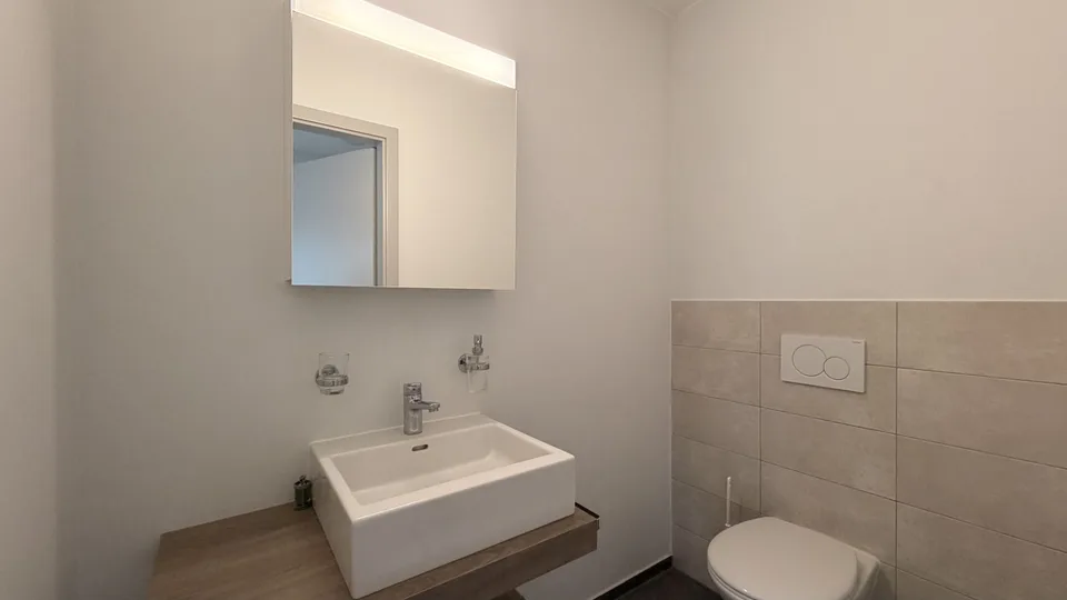 In affitto a Courrendlin appartamento al piano terra di 3,5 locali