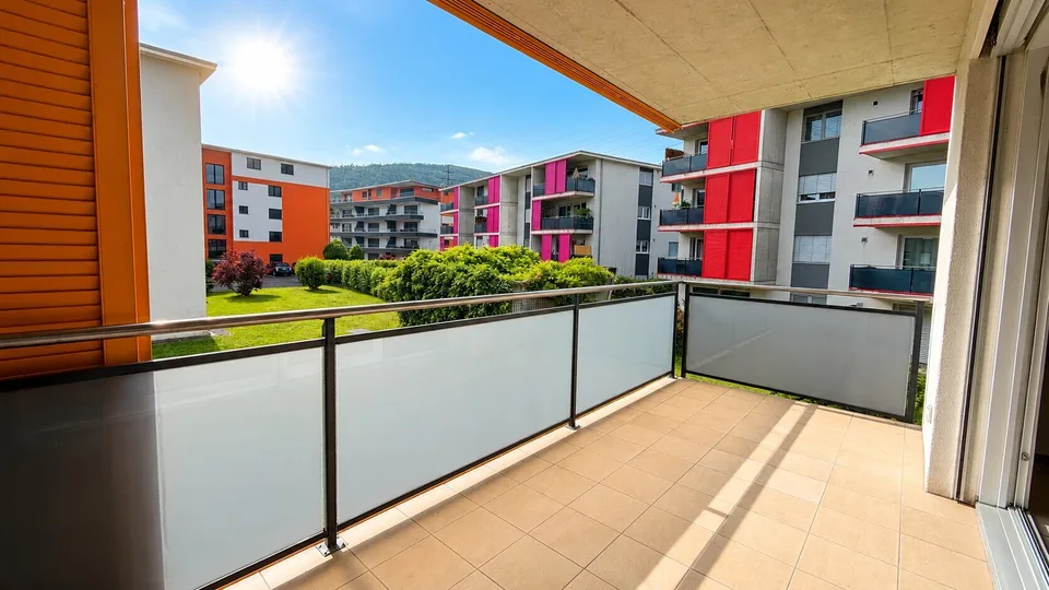 Zu vermieten in Courrendlin 4,5-Zimmer-Wohnung im 1. Stock