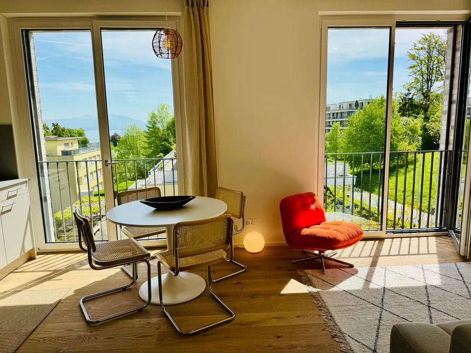 Charming 3.5-Room Apartment with Lake and MountainView in Wädenswil