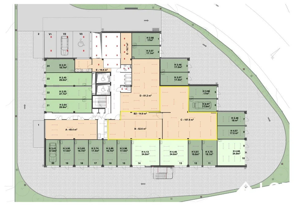 Locale sicuro di 170m2 in affitto a Morges: ideale per deposito o stoccaggio, accesso d