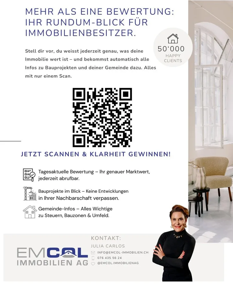 Möblierte 1-Zimmer-Wohnung mit Terrasse in Dübendorf