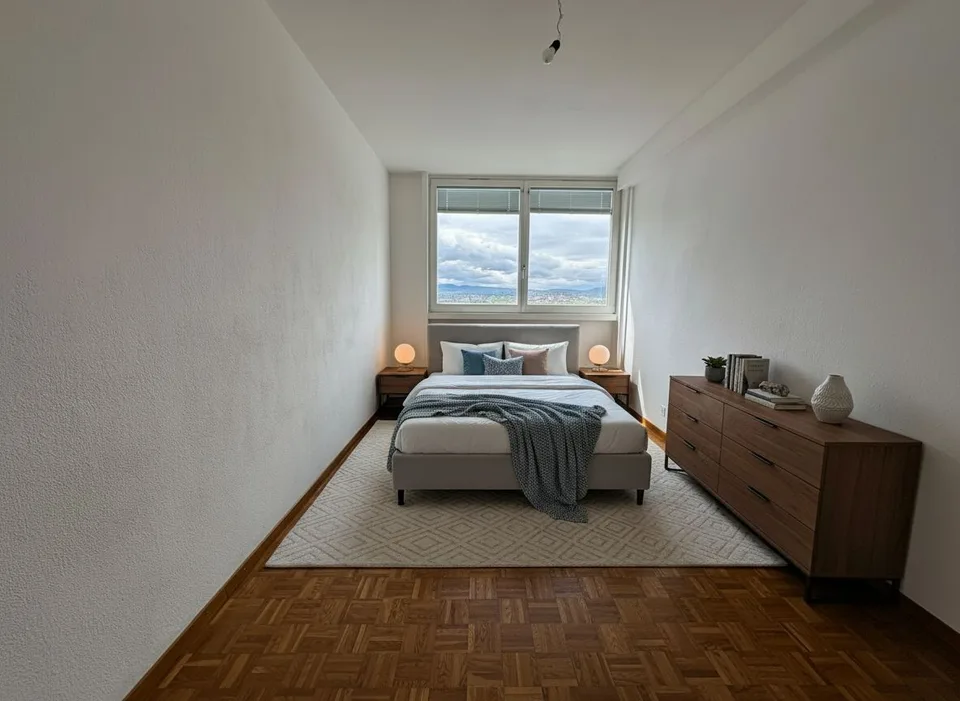 Beautiful apartment with stunning open view 3 rooms / communal pool