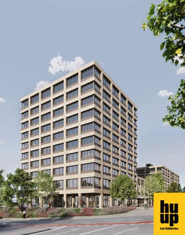 Vaudbureaux, rimangono 3.500 m2, Minergie, vista superba, divisibili, ai piedi della metro M1 e della stazione CFF