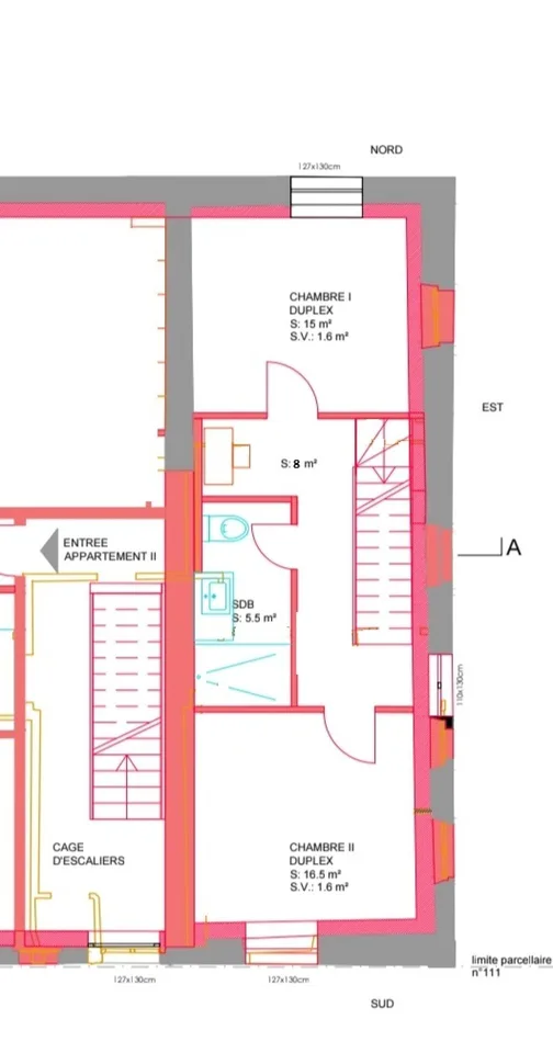 Ground floor duplex with 3.5 rooms and terrace